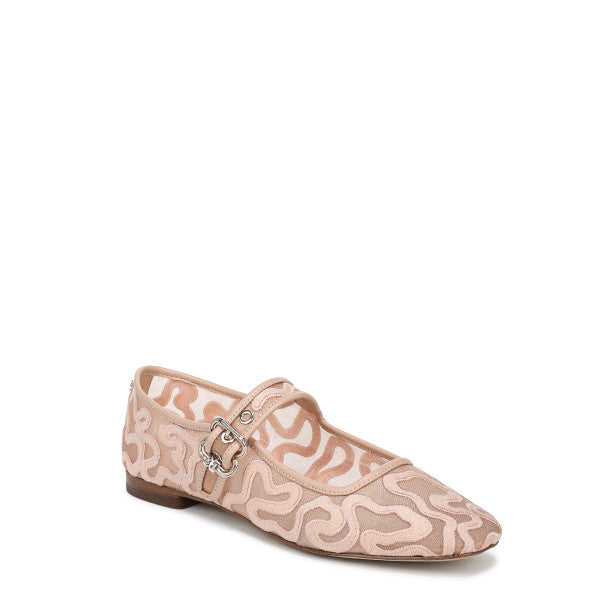 Michaela Mesh Mary Jane Flat
