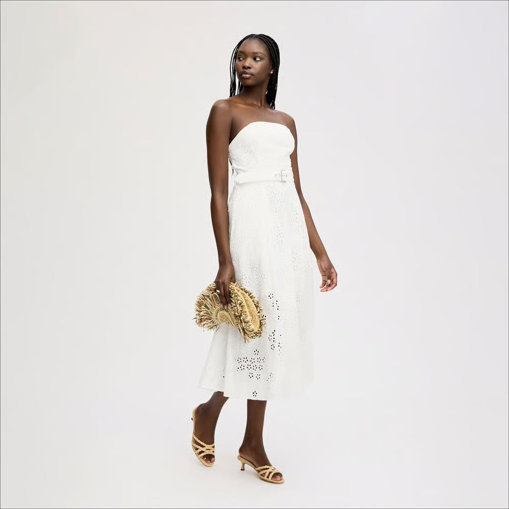 Lily Raffia Fringe Clutch